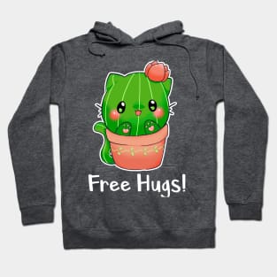 "catcus" cactus cat free hugs Hoodie